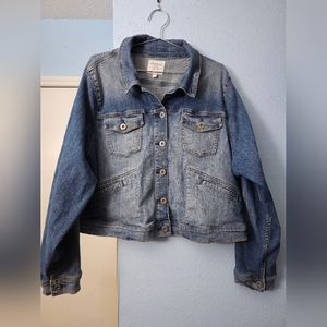 Torrid - Crop Denim Jacket - Medium Wash - Size 4X